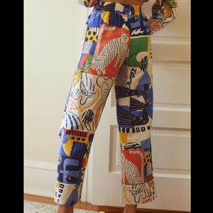 ANTHROPOLOGIE |  MARCELLO VELHO FLANNEL PAJAMA PANTS